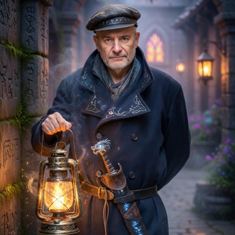 Night warden, lower alleys | Akasia, Ash Wards